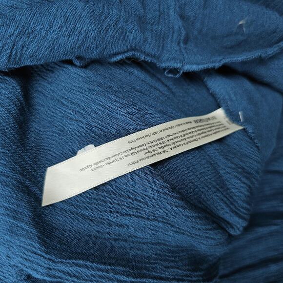 Free People FP One Dress Womens Small Adella Blue Maxi Lace Boho Festival Hippie - Picture 5 of 9